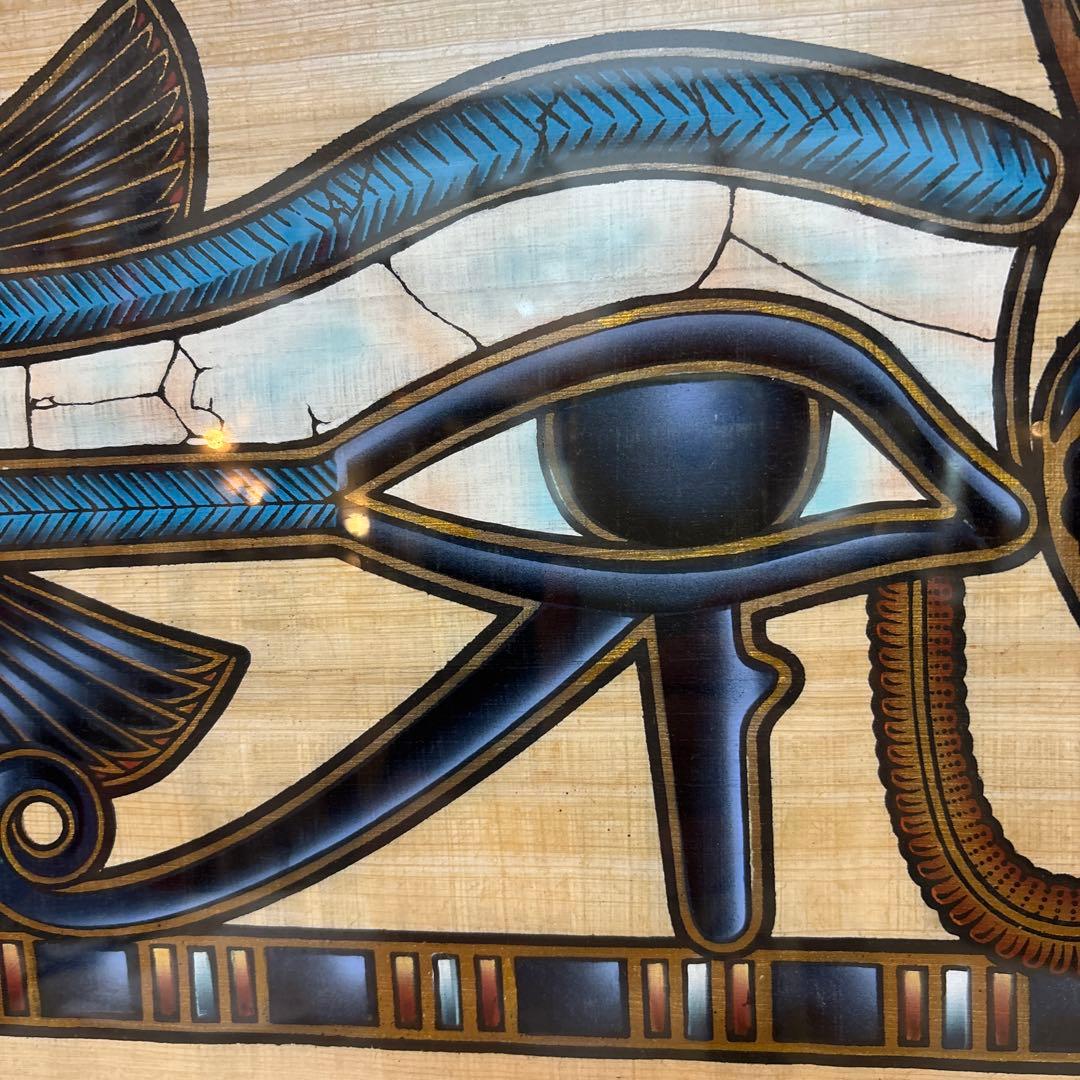 パピルス画　ホルスの目