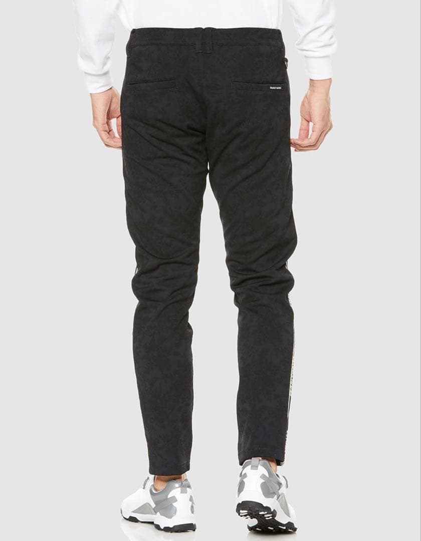 PEARLY GATES ブラック サイドストライプ サイズ4