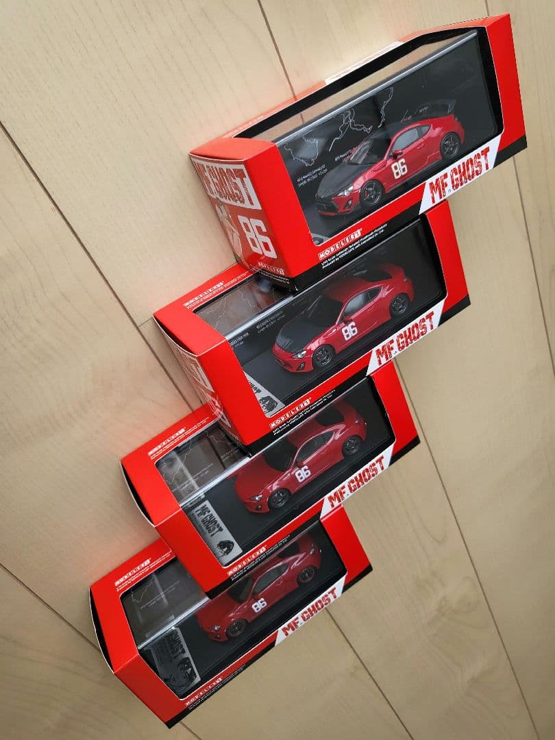 MODELER'S MF GHOST 86 1/43 4台コンプリートセット