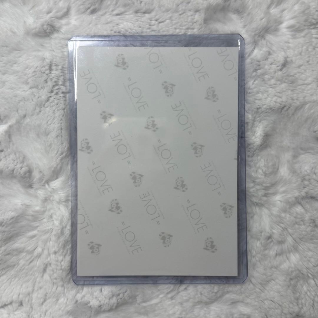 =LOVE ラブソングに襲われる ジャケット衣装 野口衣織 生写真 直筆