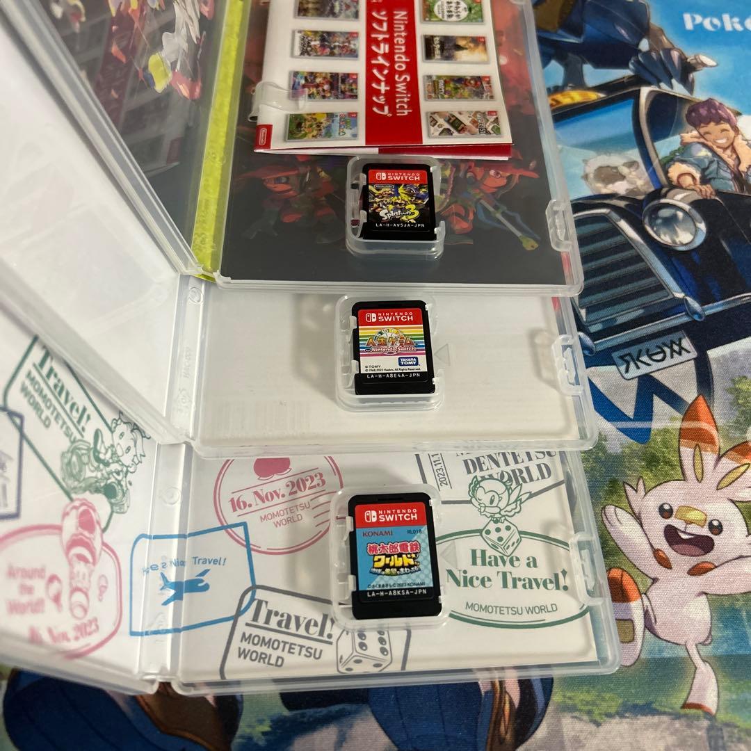 Switch ゲームソフト　桃太郎電鉄　人生ゲーム　スプラトゥーン3