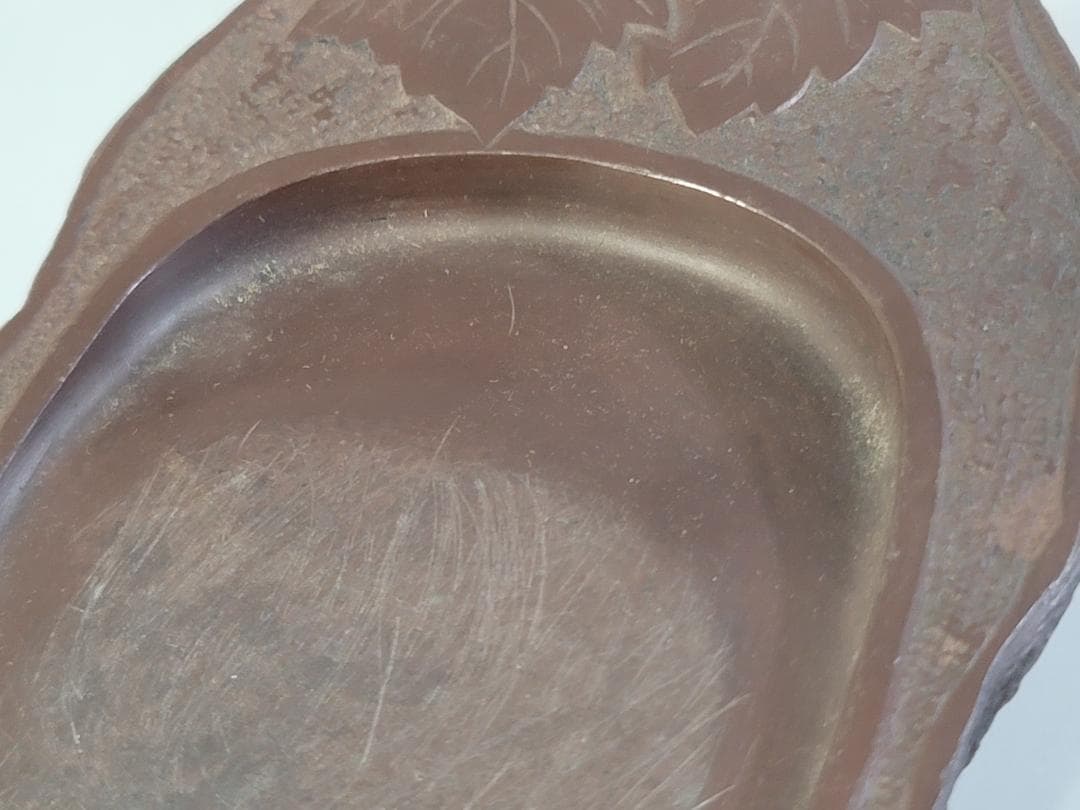 中国古玩 美術工芸品 書道具7点セット「中国木箱付 端渓硯2個 唐墨4個