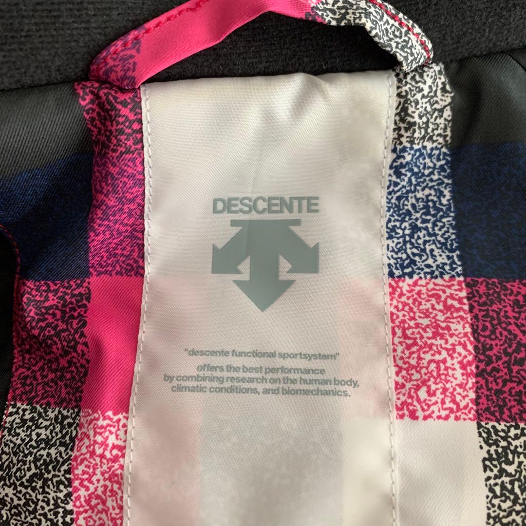 2点 デサント スキーウェア セット レディース スノボ ピンク 黒 L