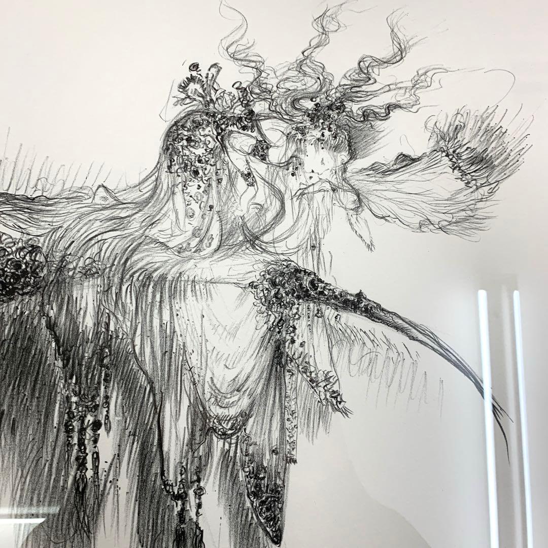 天野喜孝　リトグラフ　星の降る夜　アールビバン　70/100 サイン入り　美品