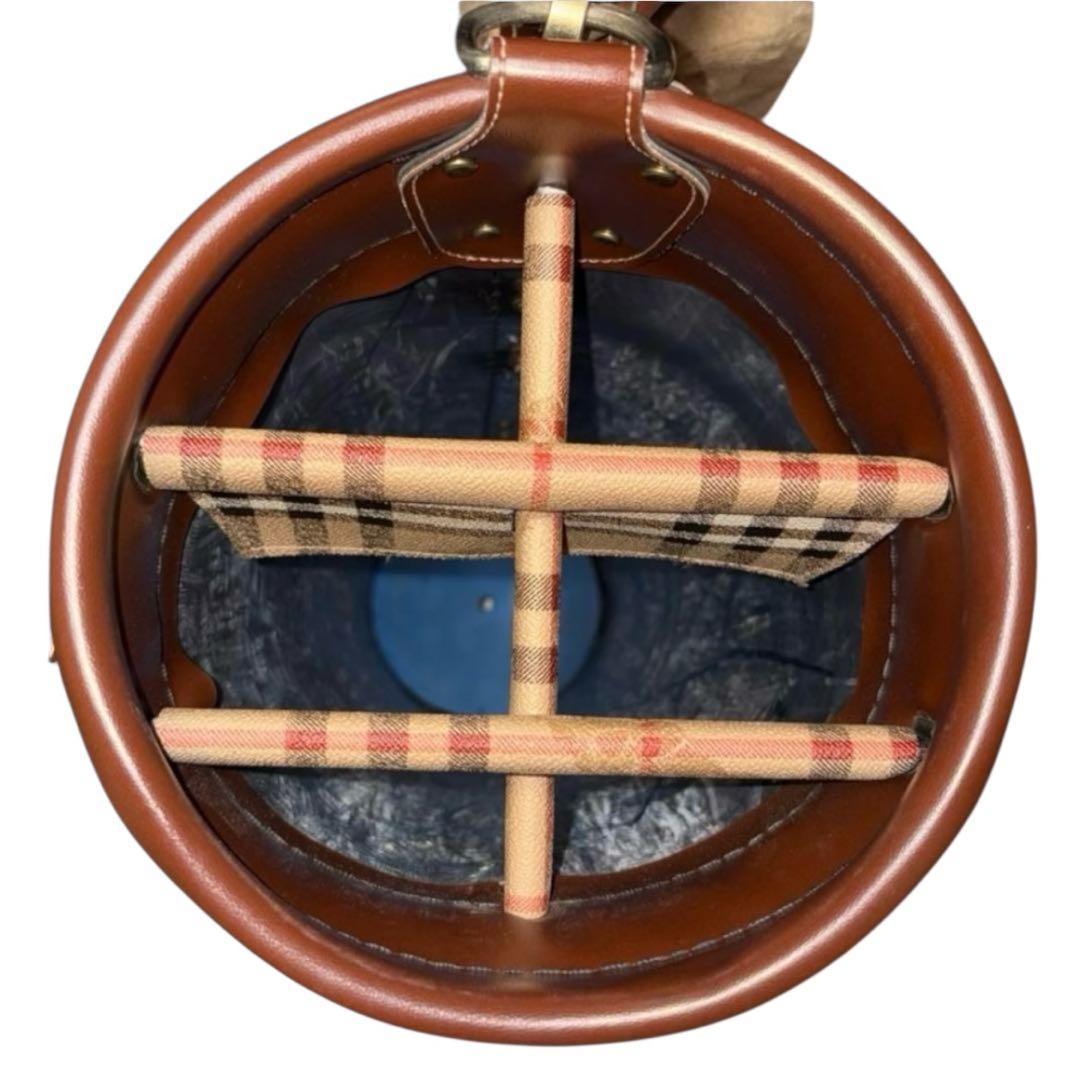 Burberrys 英国製　キャディバッグ　ゴルフ　ファー　ノバチェック　ホース