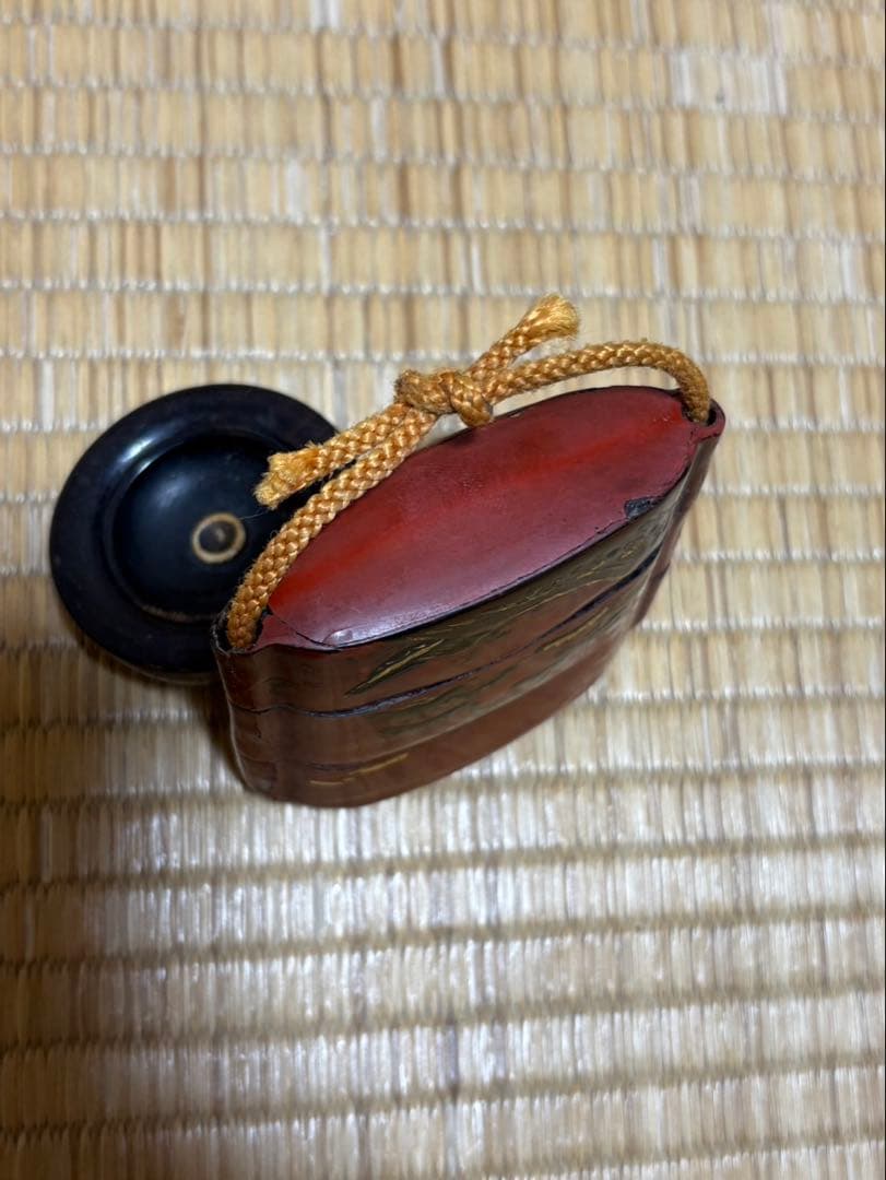 蒔絵　印籠　富士の図　根付け