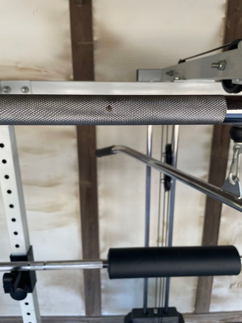 【ホームジム一式】スタック付パワーラック/ベンチ/シャフト/プレート/その他