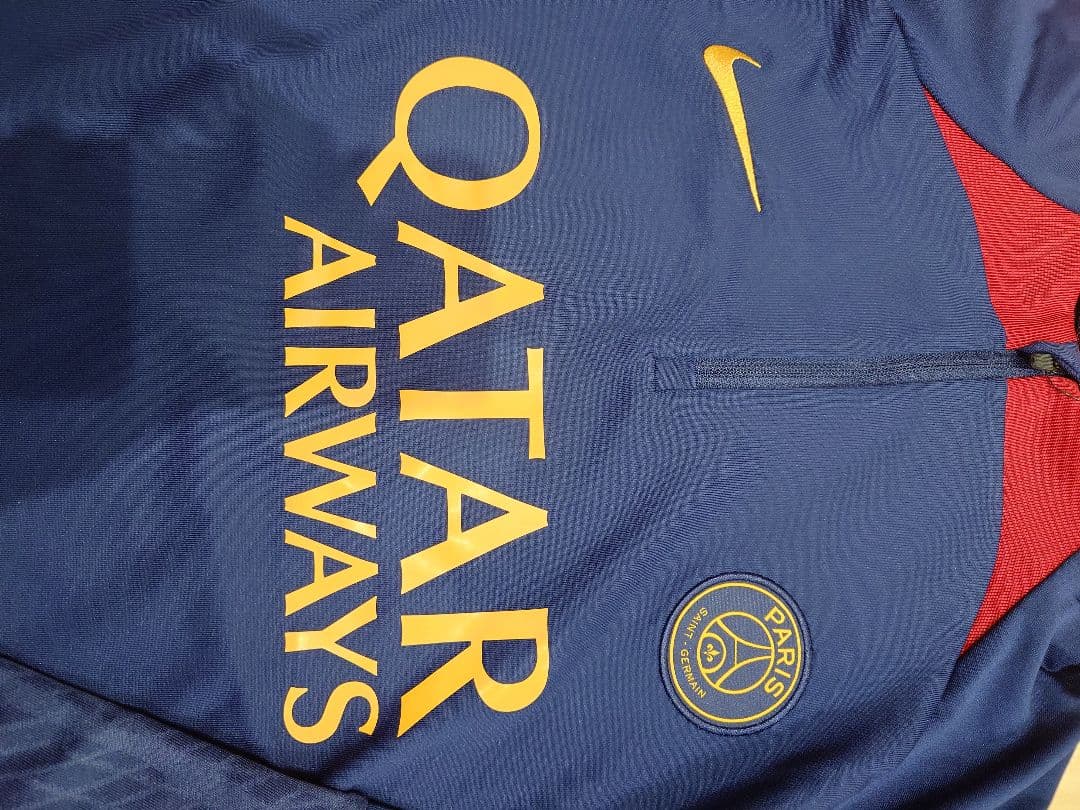 パリサンジェルマン ストライク ドリルトップ(ネイビー) L