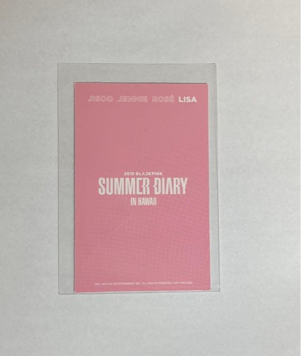 BLACKPINK リサ ハワイ トレカ