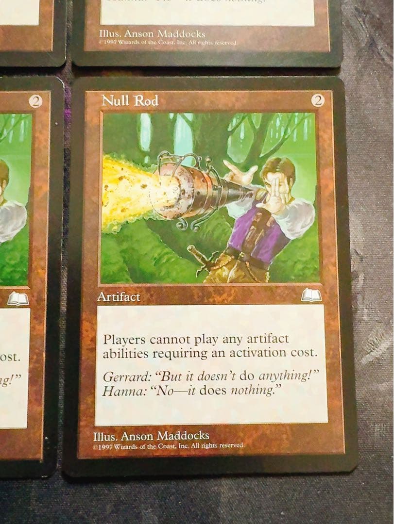 無のロッド　英語　4枚セット