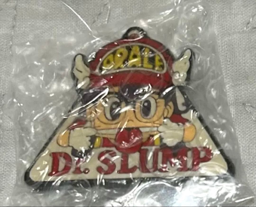 当時物　鳥山明Dr.SLUMPアラレちゃん バッジ ゲソゴロウアイランド入島記念