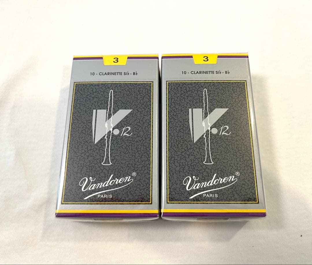 Vandoren クラリネットリードV12 3 10枚入り2箱