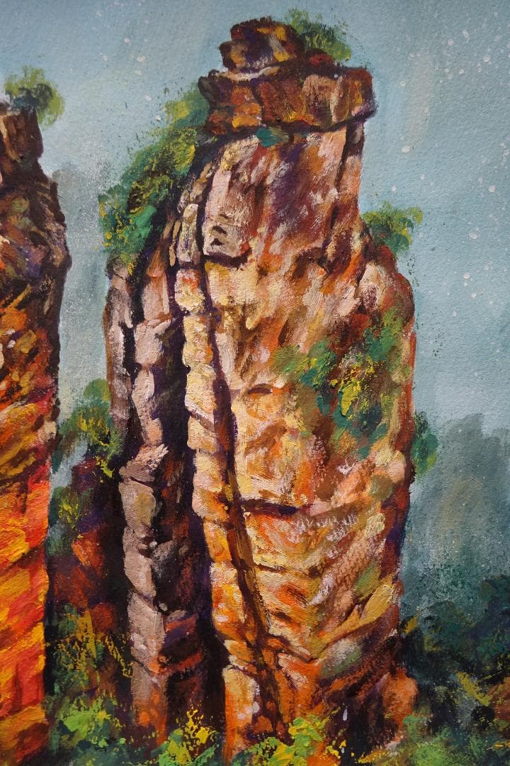 絵画・「世界遺産・武陵源」真作