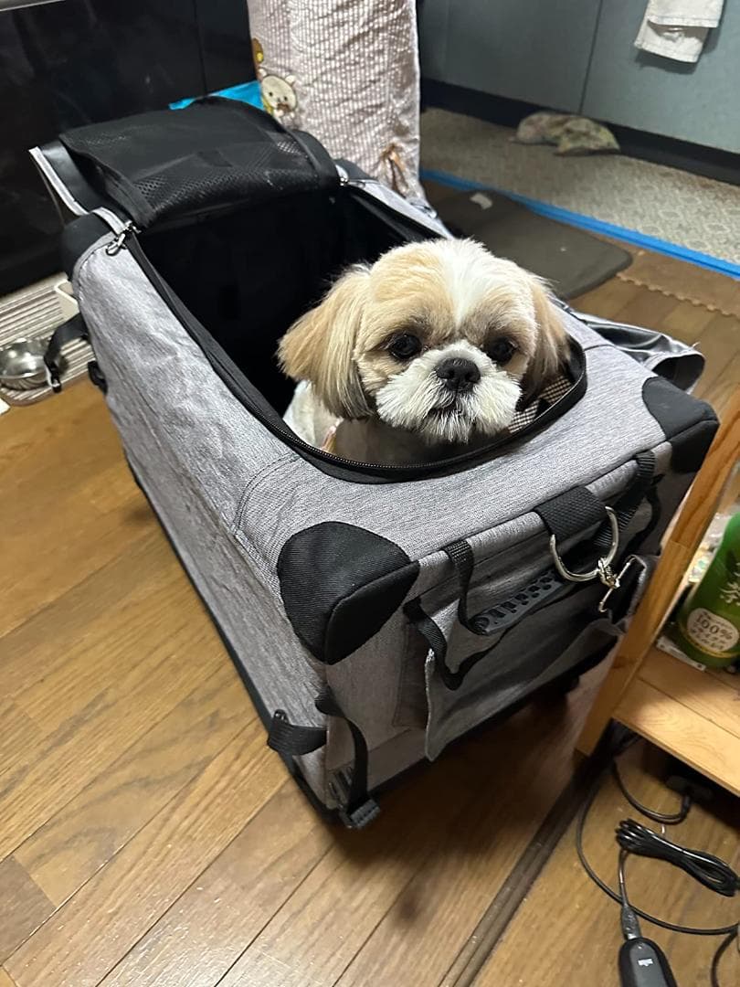 分離で使用可能 キャリーカート 3WAYペットキャリーコンテナ