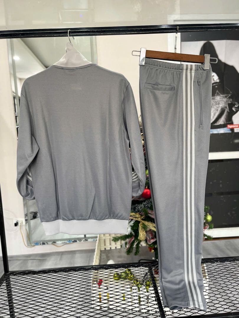 adidas グレー ジャージ上下セット