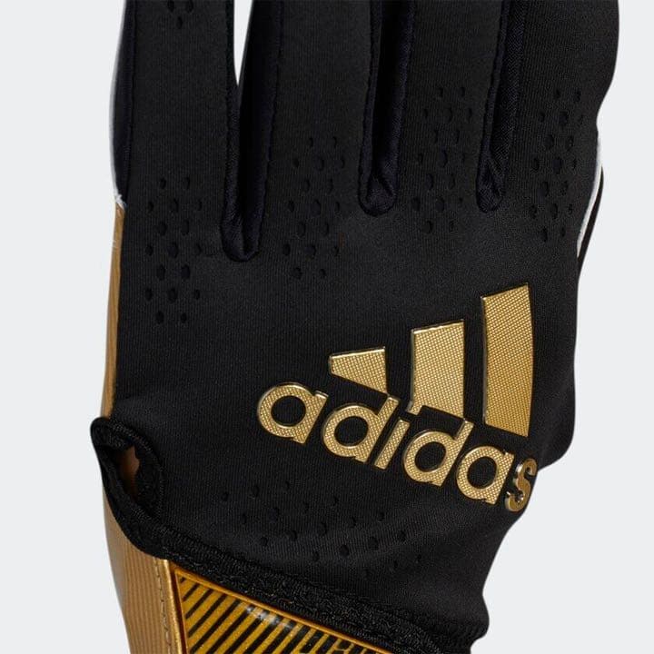 ADIZERO 11.0 アメフト グローブ ブラックゴールド Sサイズ【新品】