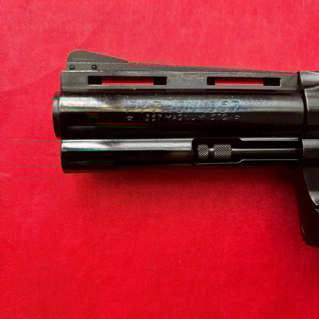 タナカ　コルトパイソン4インチ　ジュピターフィニッシュ　ガスリボルバー