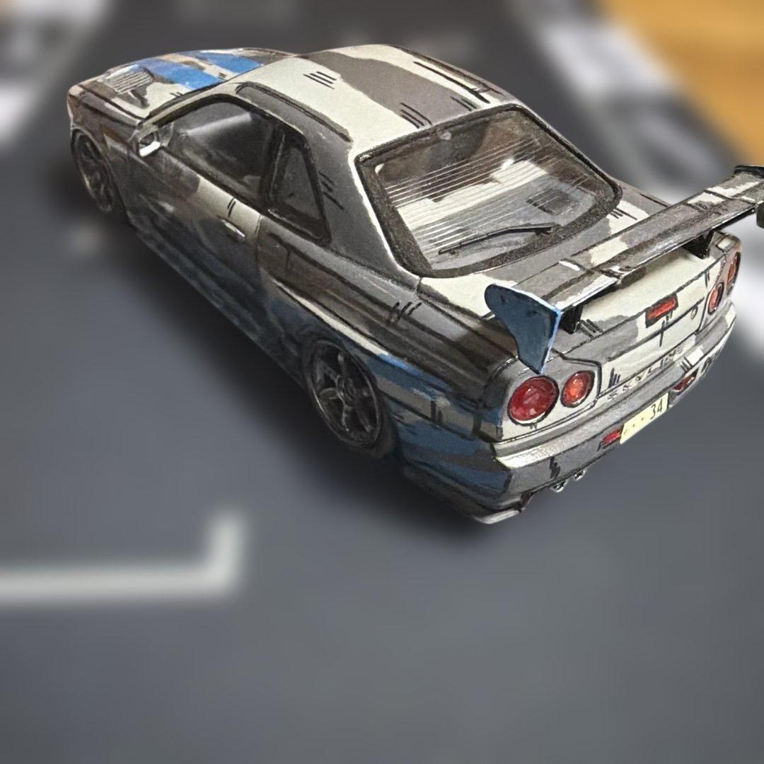 Nissan Skyline GT-R R34 1/24 完成品