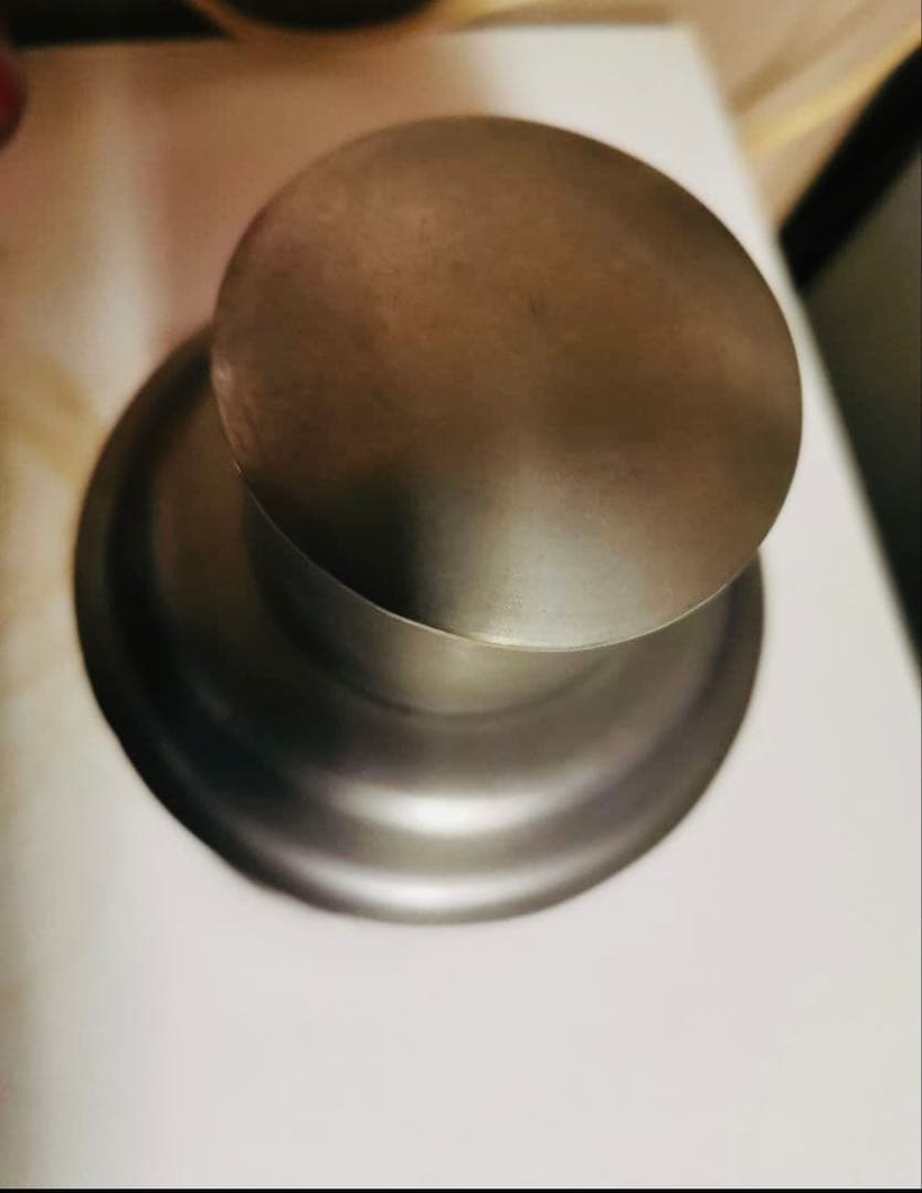 錫製茶筒　茶入れ　煎茶道具