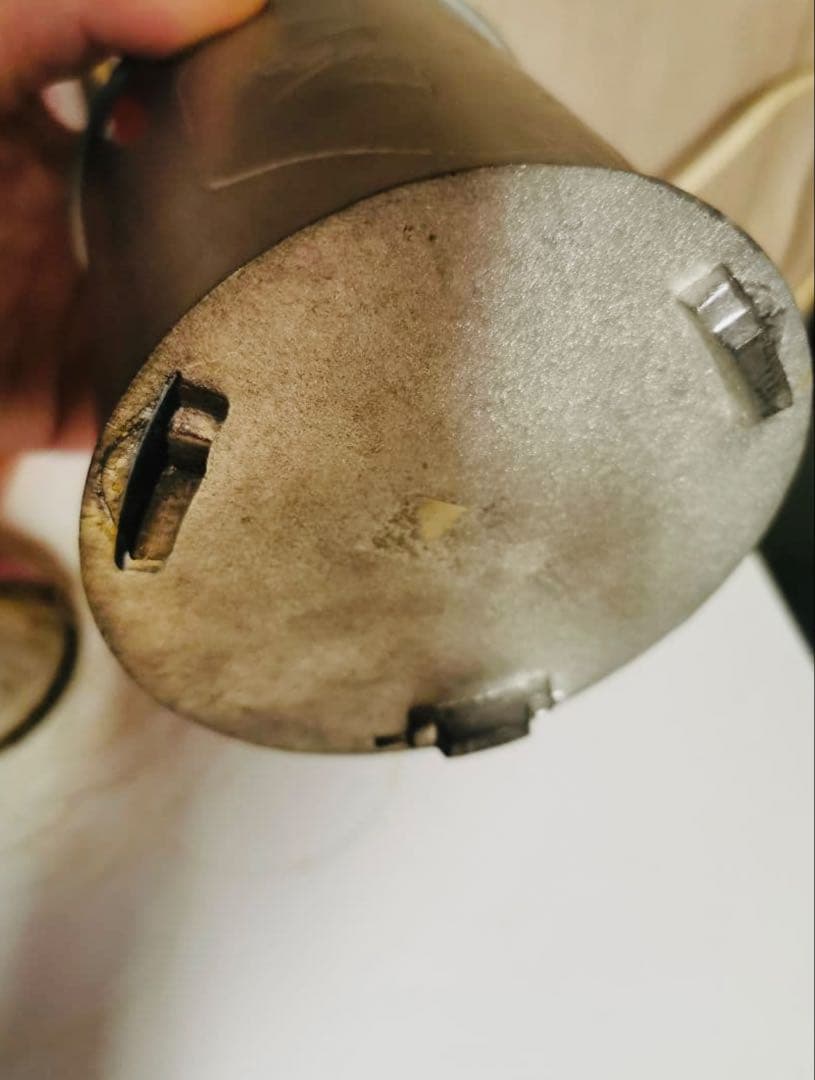 錫製茶筒　茶入れ　煎茶道具