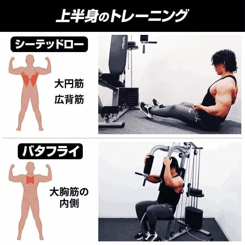 R2204マルチホームジム スマート自宅 トレーニング器具1台多役 静音設計