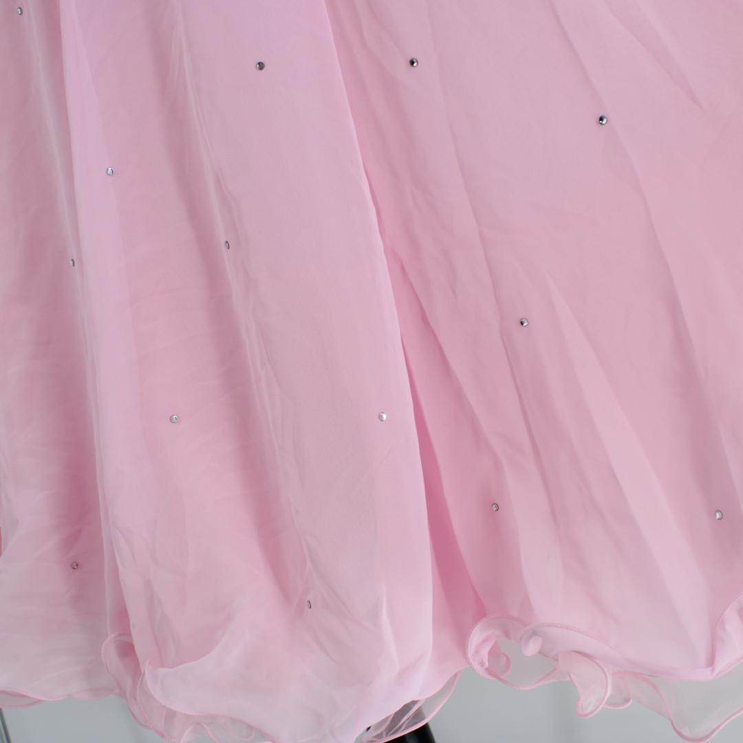 【美品社交ダンス衣装】上下セット トップス スカート U:NA かわいい 可愛い