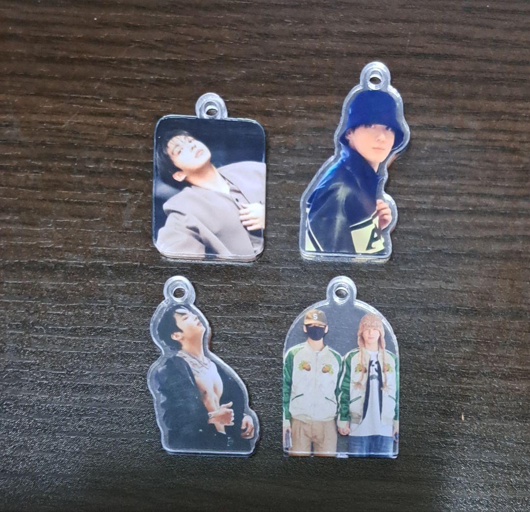 【ゆうこりん】BTS ジョングク ストロータグ　アクリルチャーム