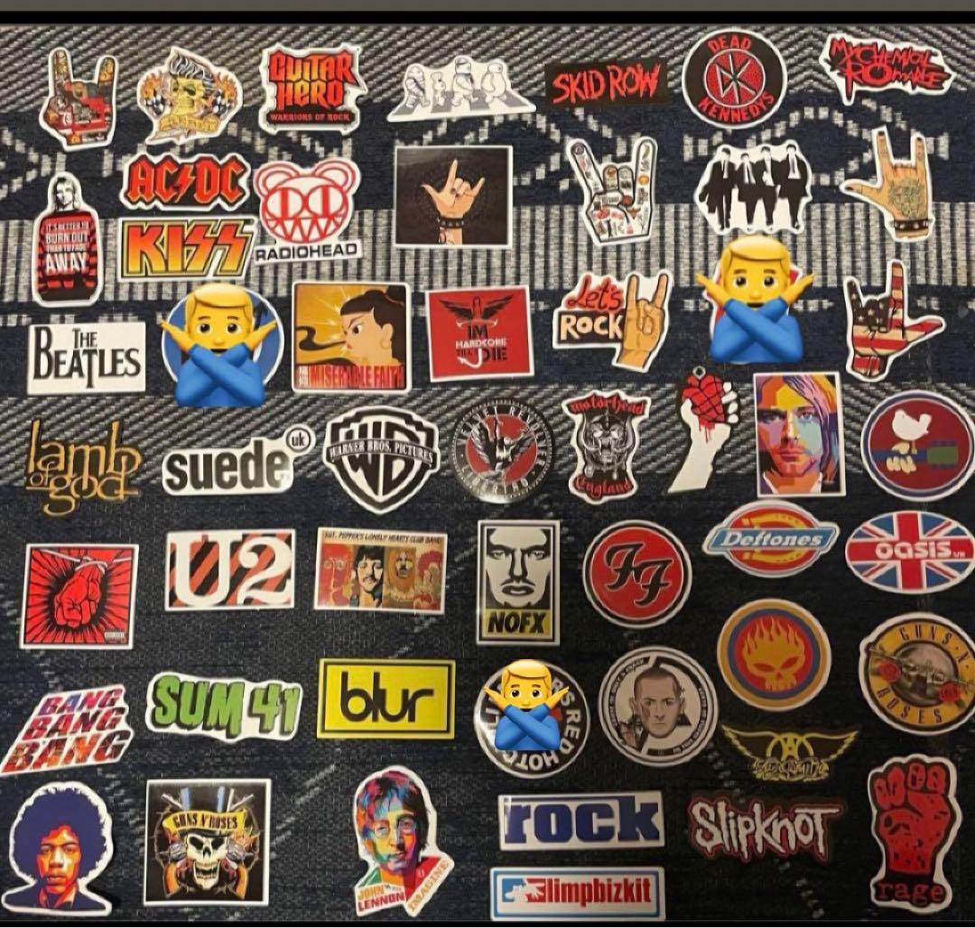 1/14 更新 バラ売り バンド ステッカー　ミュージシャン