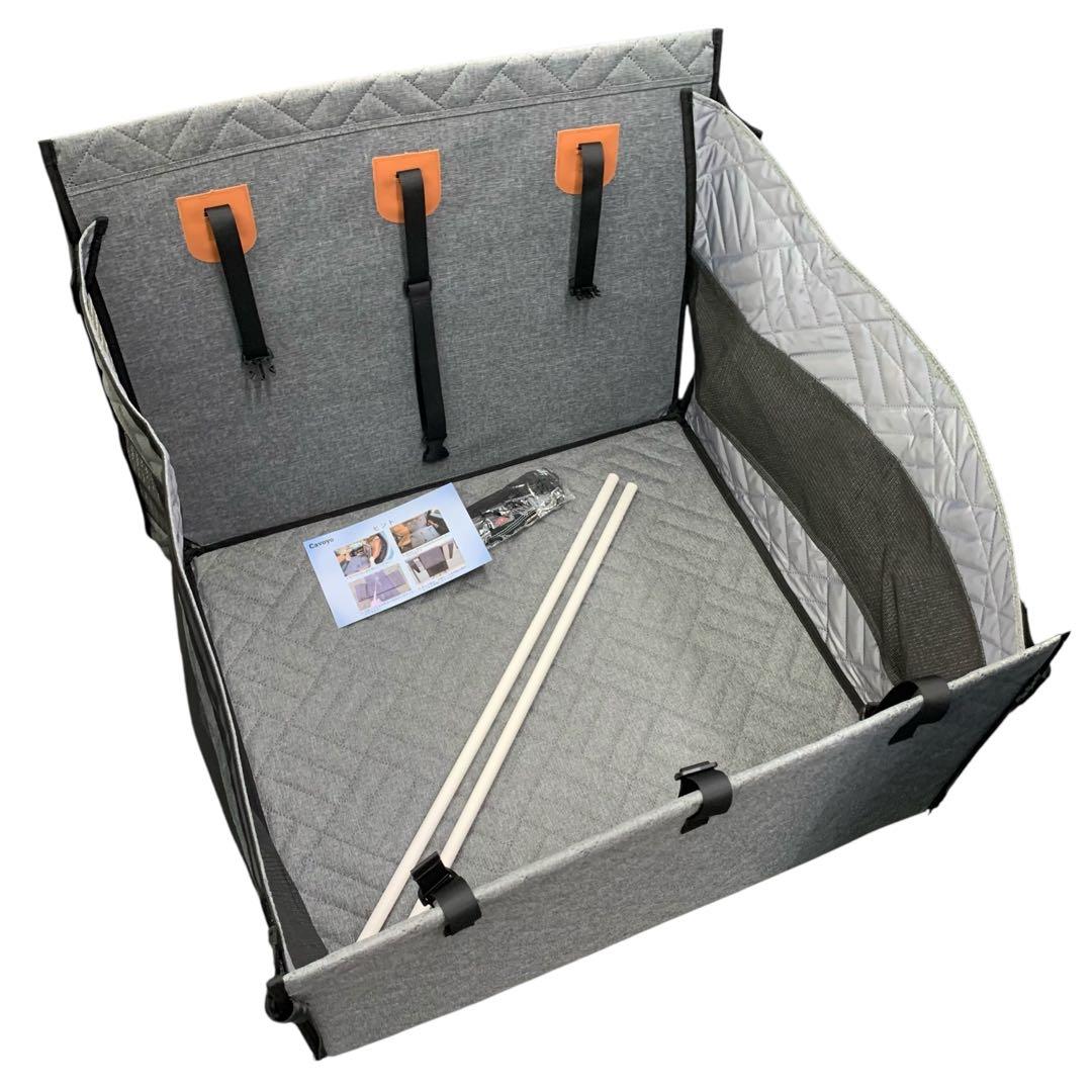 【開封・未使用】Cavoyo ペットドライブシート L 後部座席 犬用 グレー