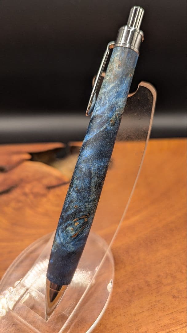 595スタビライズドウッドバーチバール　木軸シャーペン　ボールペン