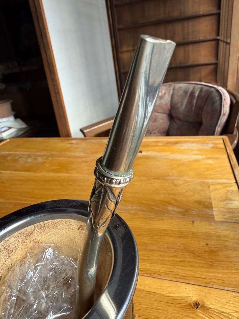 マテ & ボンビージャ 2点セットカミョネロ アルゼンチン製