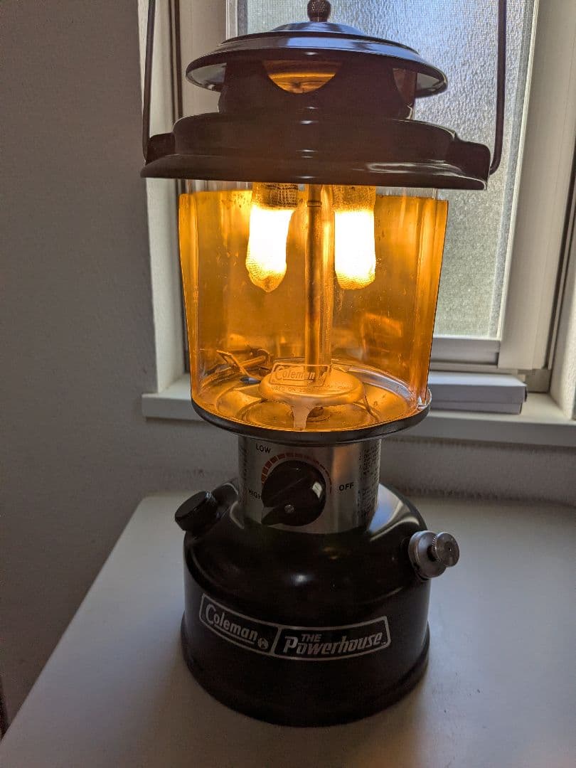 【訳あり】コールマン　ガソリンランタン290＆286　ランタン2個セット