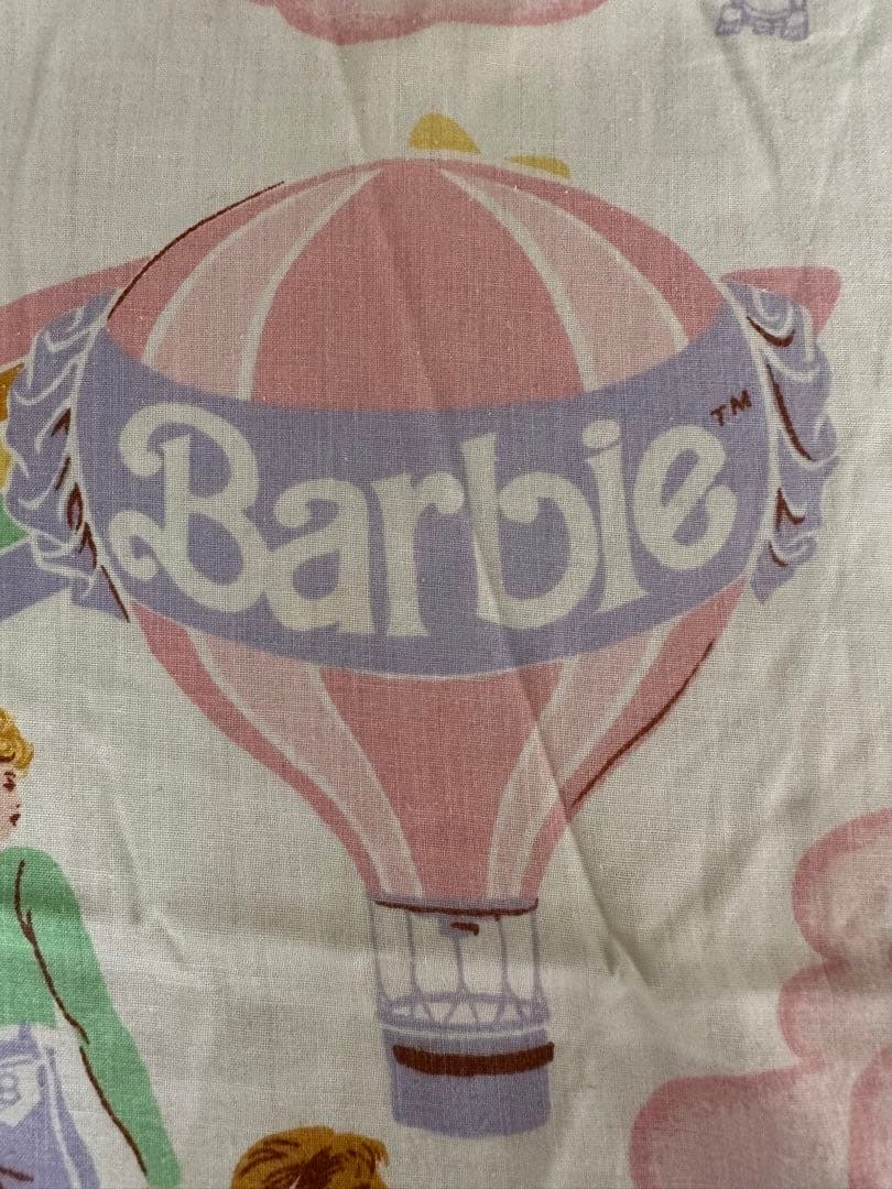 1981年バービーBarbieシーツ古着ヴィンテージ ナイルパーチ　ムチャチャ