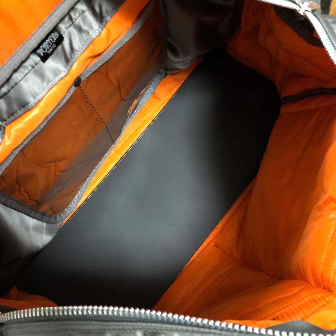 新型✨超美品 ポーター タンカー ボストンバッグ グレー 大容量 2way