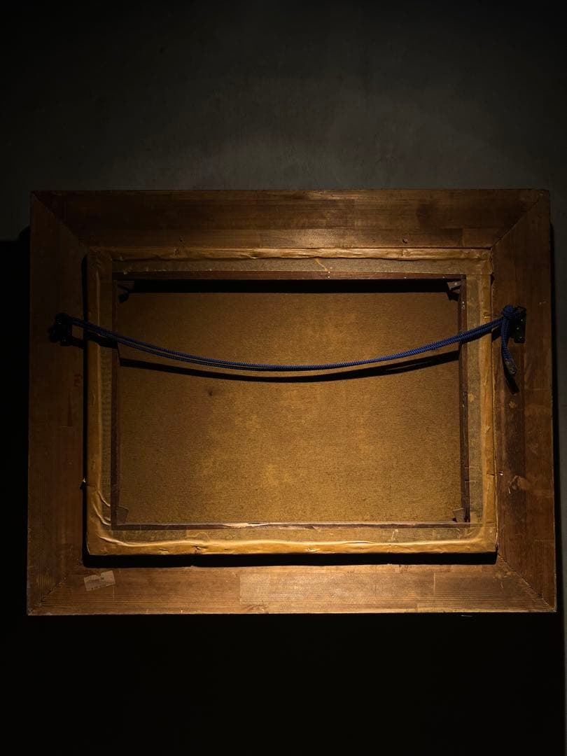 他の方発送×リアリズム　写実絵画　antique サインあり