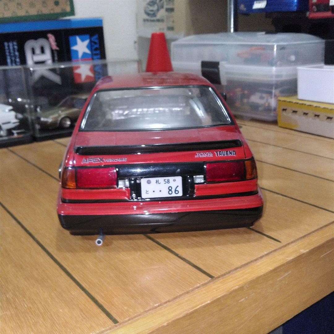 パンドラ　AE86トレノ　 ラジコンボディ 1/10 赤黒