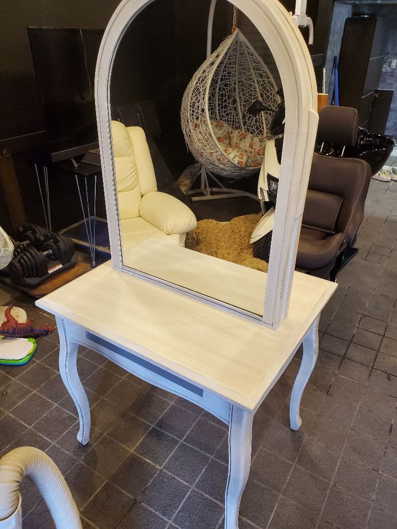 リラクゼーションシャンプーユニット 天然木製両面ドレッサー（直接引き取り)