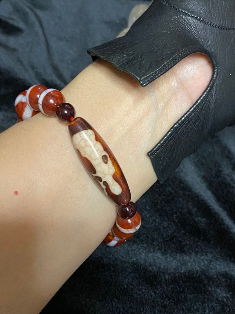 超超希少な天珠だらけ宝石品質アンデシン望みなんて叶いまくるのでは？ブレスレット♡