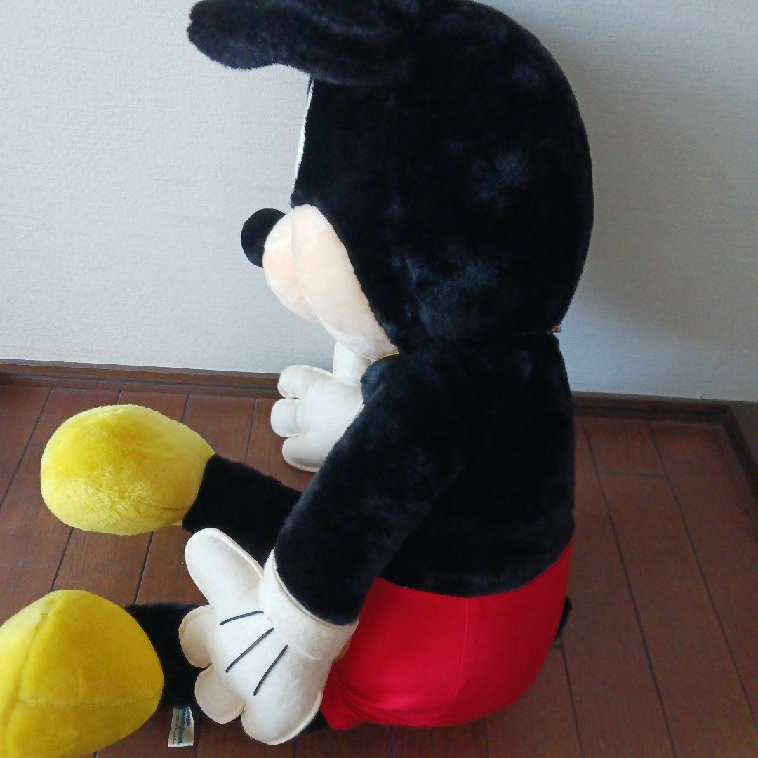 東京ディズニーランド　ミッキーマウス　ぬいぐるみ　昭和レトロ　BIG