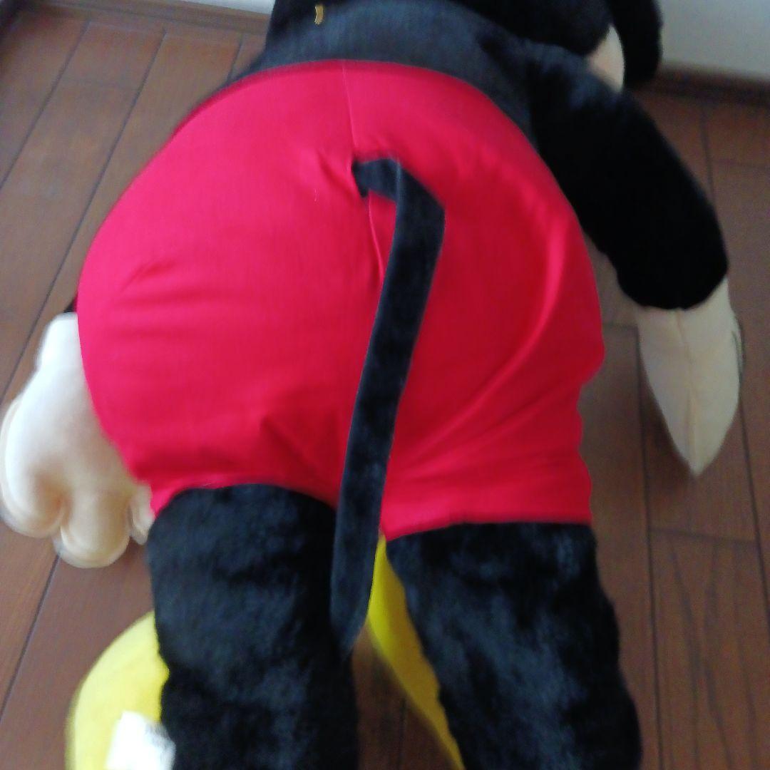 東京ディズニーランド　ミッキーマウス　ぬいぐるみ　昭和レトロ　BIG