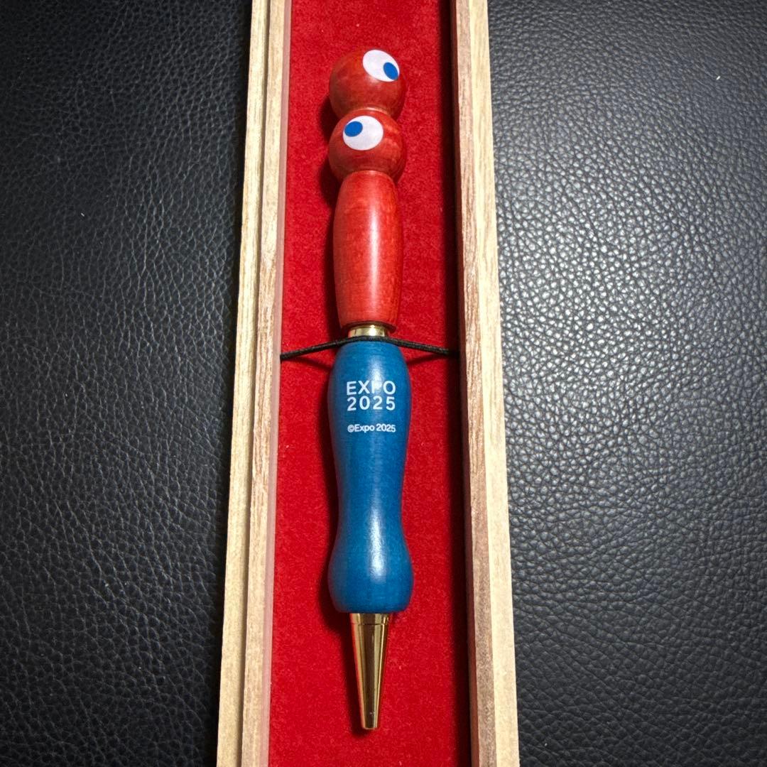 【新品・未使用】大屋根リング　端材　手作り　ボールペン　万博　ミャクミャク