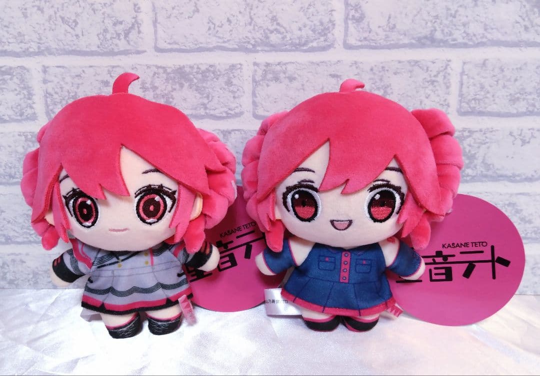 重音テト しまむら ぬいぐるみ マスコットチャーム 巾着袋 ハンカチ