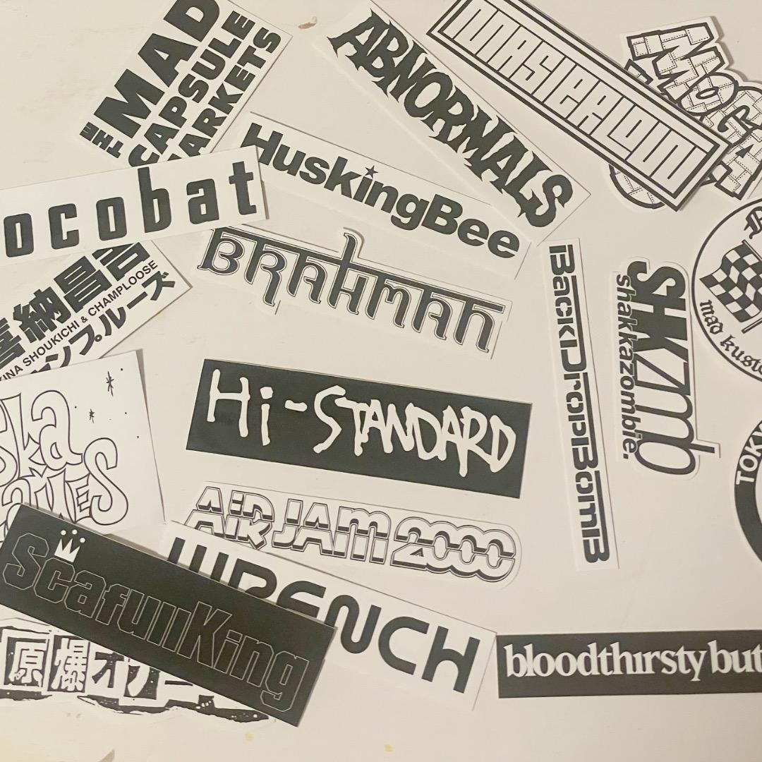 ハイスタンダード 当時物 キーホルダー 缶バッジ AIRJAMステッカー まとめ