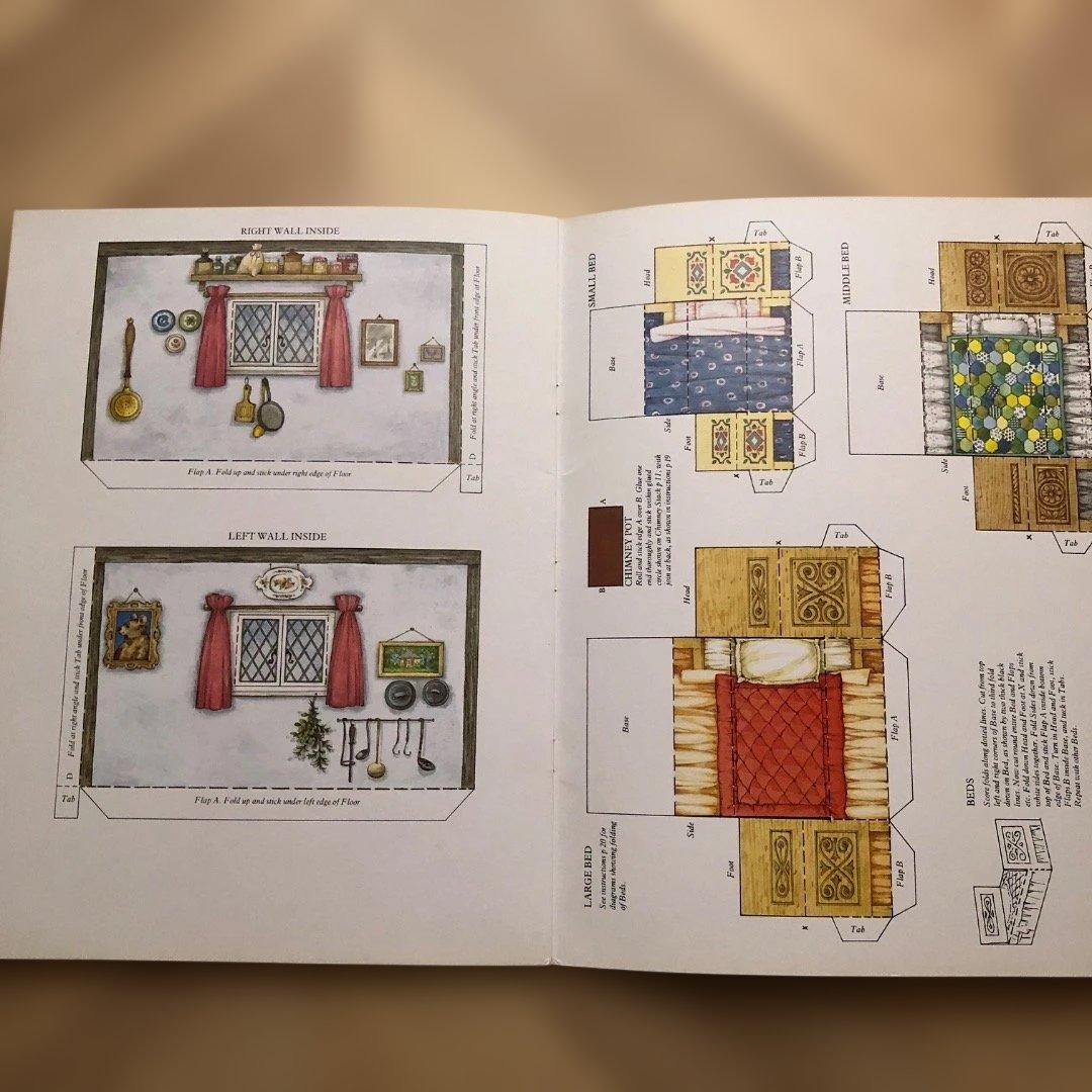 フェイス・ジェイクス　グレイラビットの家　3匹のくま　ドールハウス 組み立て