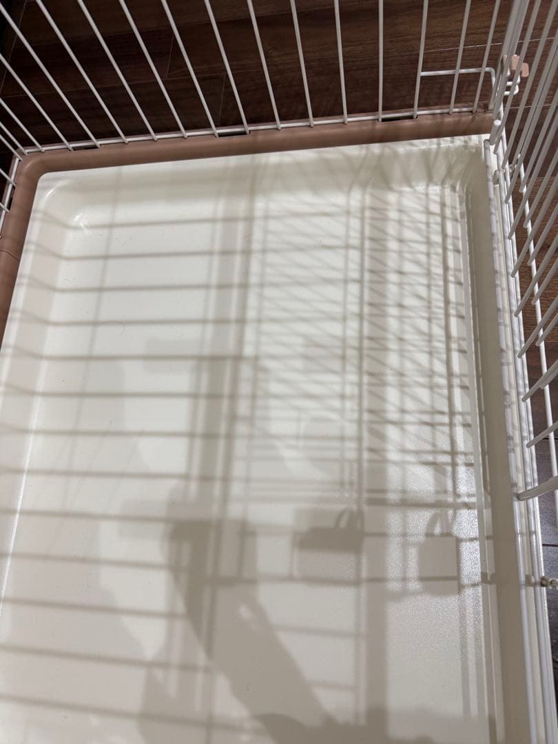 【引き取り限定】リッチェル 犬用ケージ サークル 室内用 トレー付き 天井付