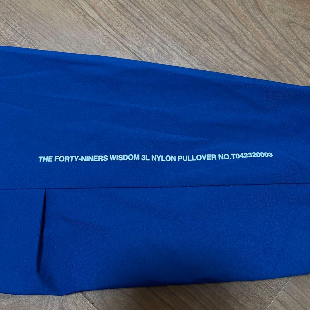 定価4.3万　TFW49 ナイロンプルオーバー　スニード　ブルー　L ゴルフ