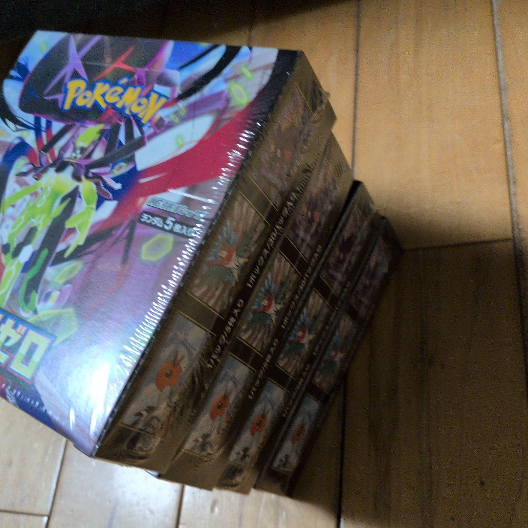 ムニキスゼロ4BOXシュリンク付き新品未開封ポケモンカード
