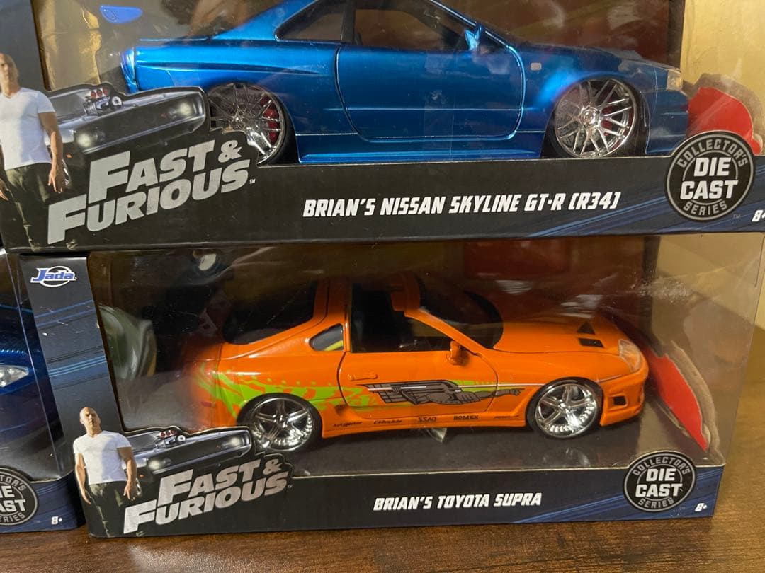 ミニカー Fast And Furious Die cast Series , 7 set