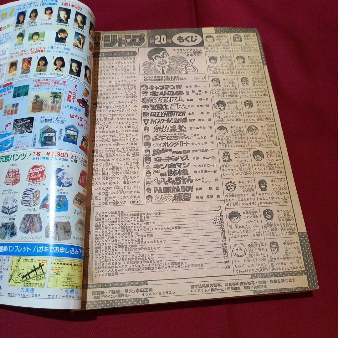 【当時物美品】週刊 少年 ジャンプ 1987年20号 漫画 アニメ
