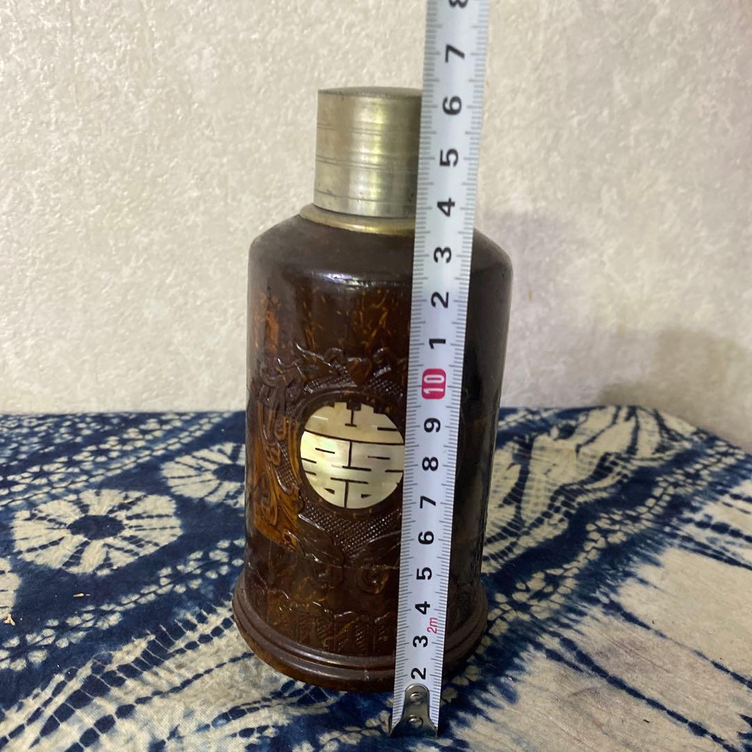 茶入　錫？茶壺